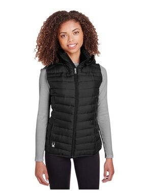 Spyder Ladies Supreme Puffer Vest - Black